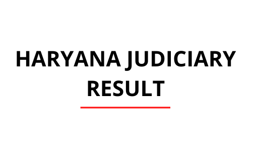 Haryana Civil Judge Result 